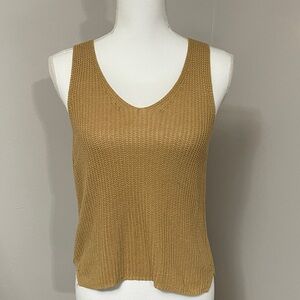 Mittoshop Camel Knit Tank Top